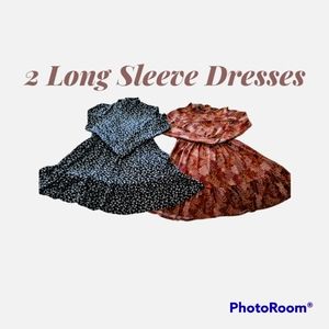 2 Long Sleeve Dresses